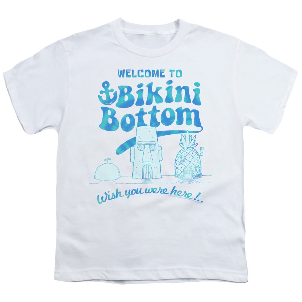 SpongeBob SquarePants Bikini Bottom Welcome - Youth T-Shirt Youth T-Shirt (Ages 8-12) SpongeBob SquarePants