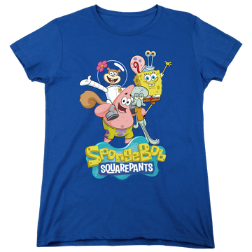 Royal women's t-shirt with SpongeBob SquarePants Spongebob Group Shot graphic