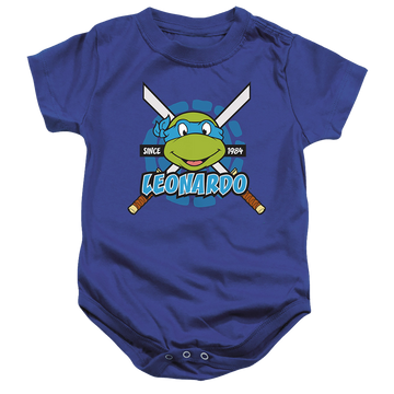 Royal baby bodysuit with Teenage Mutant Ninja Turtles Leonardo Since 1984 graphic