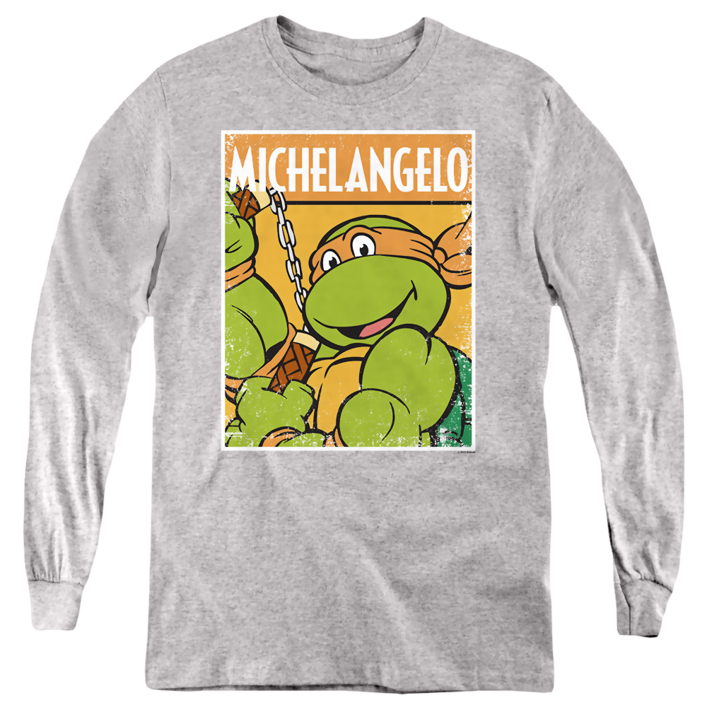 Teenage Mutant Ninja Turtles Tmnt Mikey - Youth Long Sleeve T-Shirt Youth Long Sleeve T-Shirt Teenage Mutant Ninja Turtles