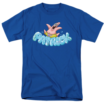 Royal men's regular fit t-shirt with SpongeBob SquarePants Happy Go Lucky Patrick graphic