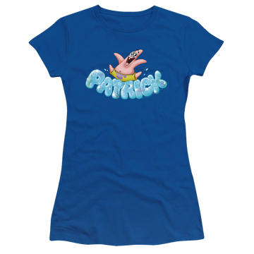 Royal juniors t-shirt with SpongeBob SquarePants Happy Go Lucky Patrick graphic