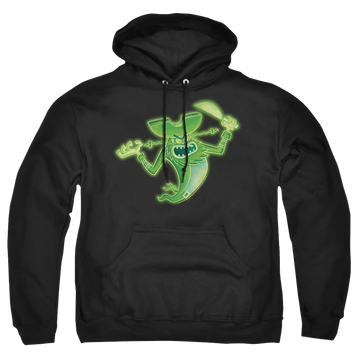 Black pullover hoodie with SpongeBob SquarePants The Flying Dutchman graphic