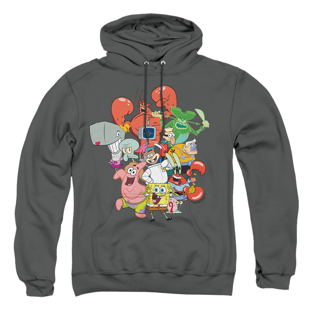 SpongeBob SquarePants The Whole Gang - Pullover Hoodie Pullover Hoodie SpongeBob SquarePants