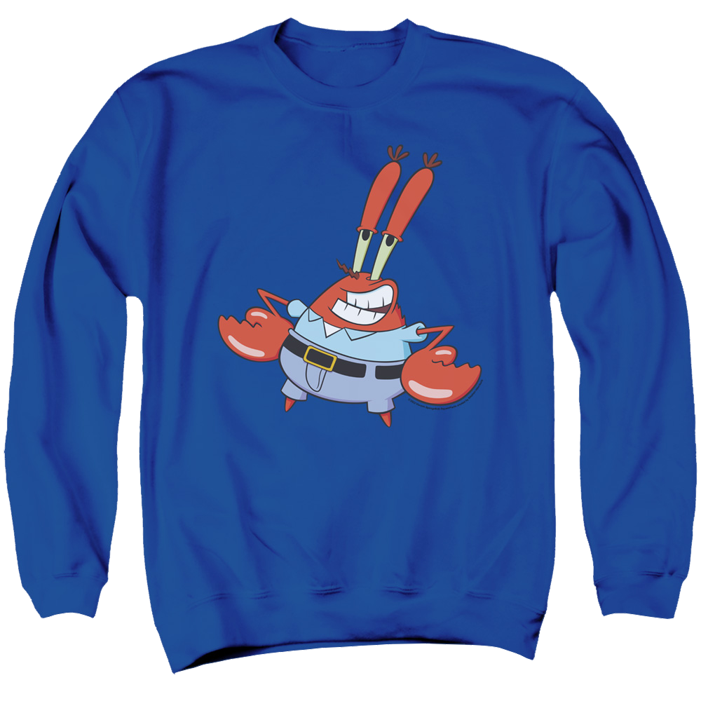 SpongeBob SquarePants Mr. Krabby - Men's Crewneck Sweatshirt Men's Crewneck Sweatshirt SpongeBob SquarePants