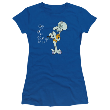 Royal juniors t-shirt with SpongeBob SquarePants Squidward’S Clarinet graphic