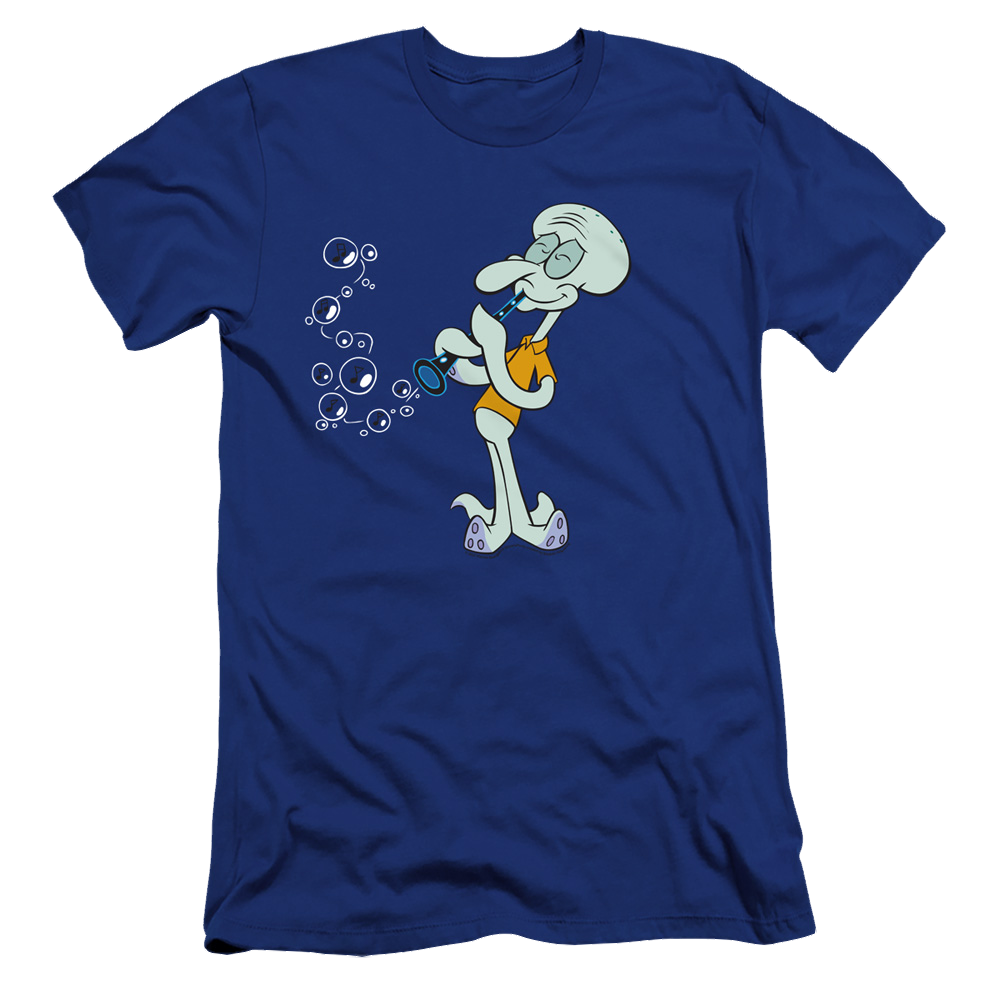 SpongeBob SquarePants Squidward’S Clarinet - Men's Premium Slim Fit T-Shirt Men's Premium Slim Fit T-Shirt SpongeBob SquarePants