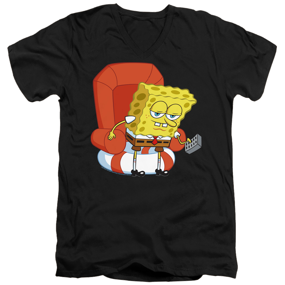 SpongeBob SquarePants Head Out Meme - Men's V-Neck T-Shirt Men's V-Neck T-Shirt SpongeBob SquarePants