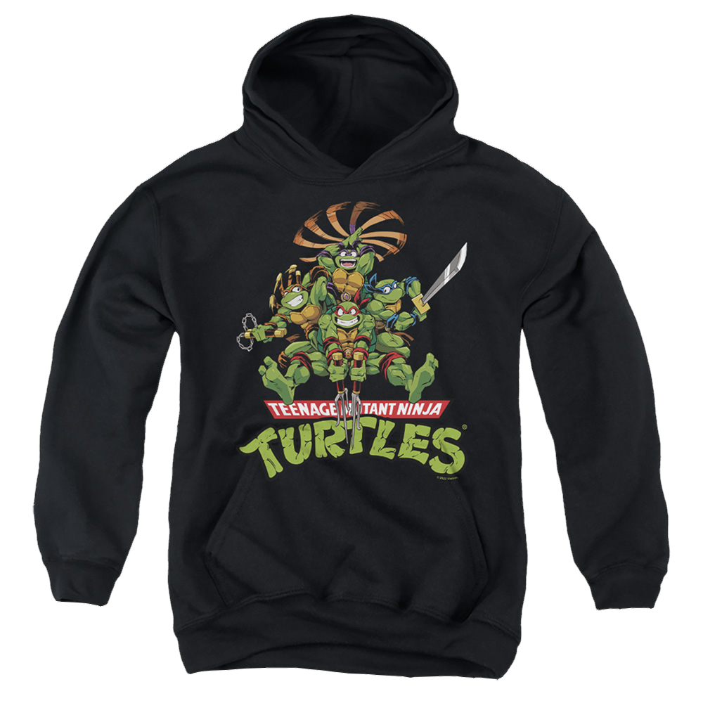 Teenage Mutant Ninja Turtles Manga Turtles - Youth Hoodie Youth Hoodie (Ages 8-12) Teenage Mutant Ninja Turtles