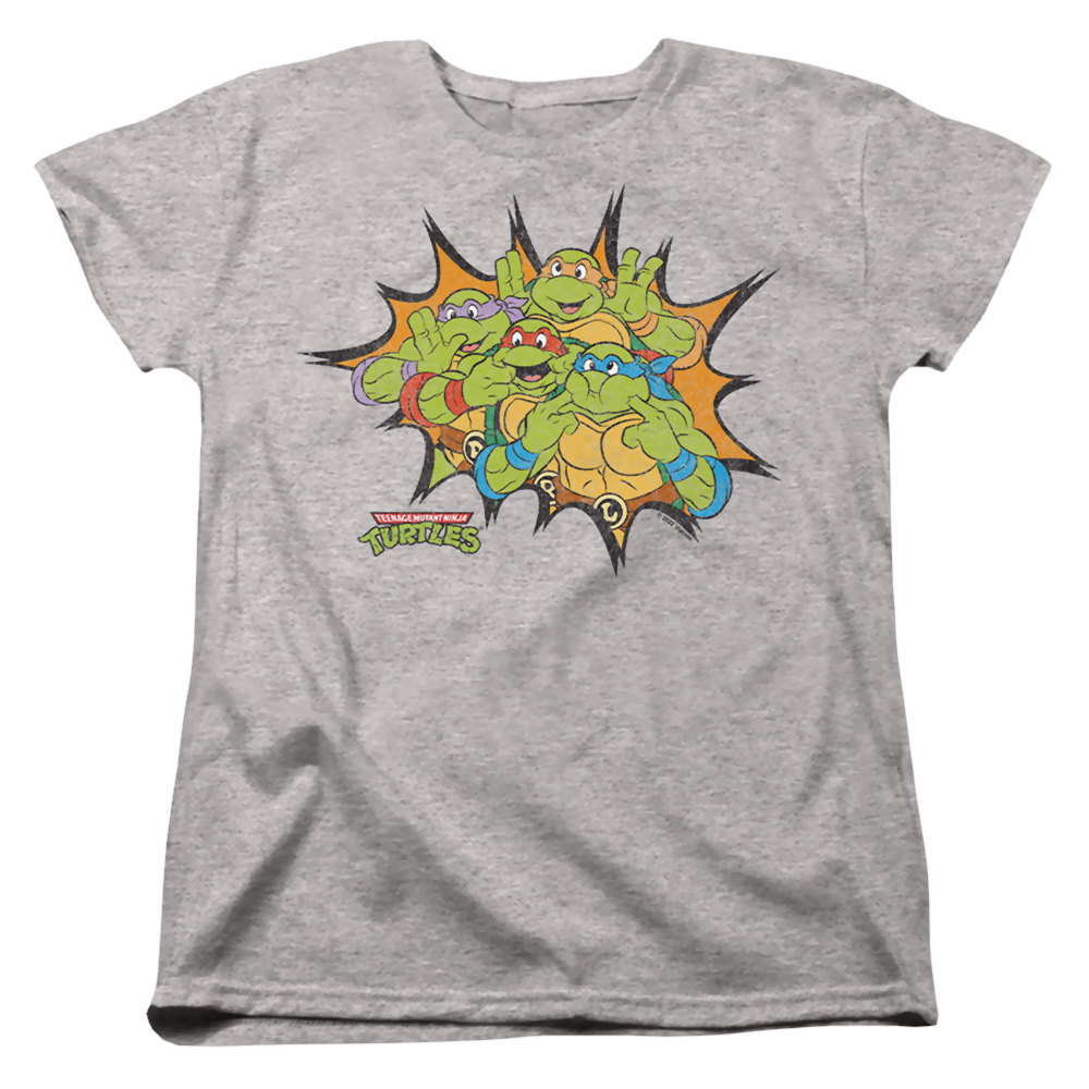 Teenage Mutant Ninja Turtles Funny Face Turtles - Women's T-Shirt Women's T-Shirt Teenage Mutant Ninja Turtles