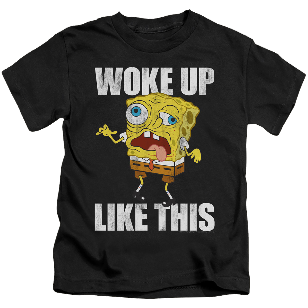 SpongeBob SquarePants Woke Up Like This Meme - Kid's T-Shirt Kid's T-Shirt (Ages 4-7) SpongeBob SquarePants