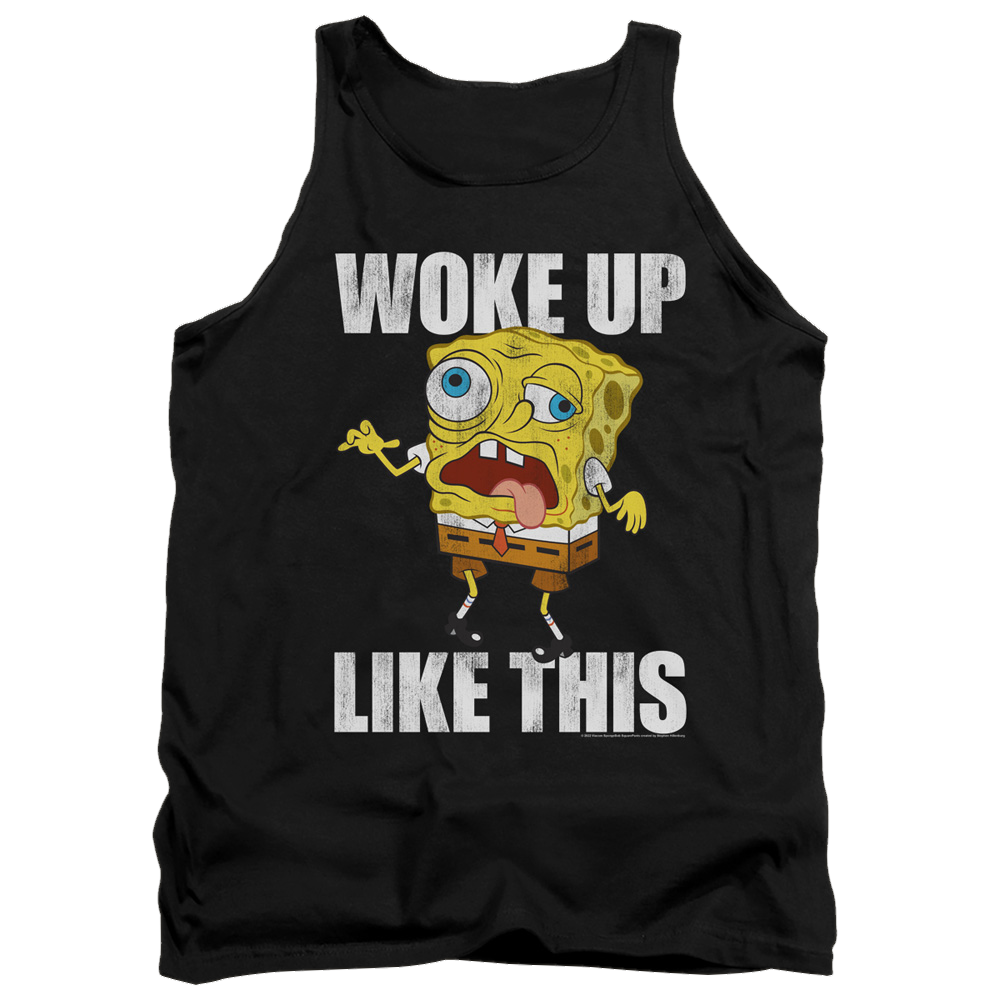 SpongeBob SquarePants Woke Up Like This Meme - Men's Tank Top Men's Tank SpongeBob SquarePants