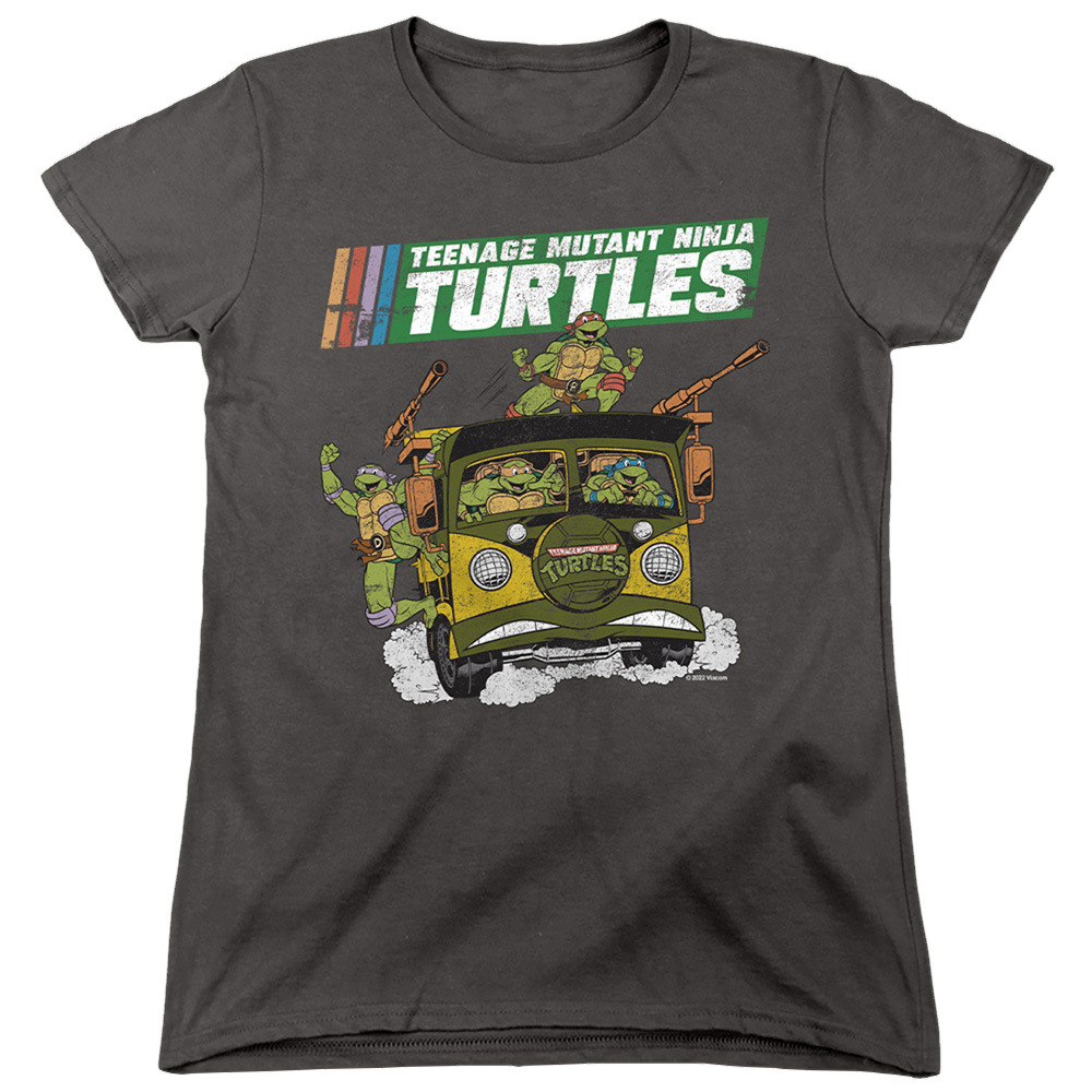 Teenage Mutant Ninja Turtles Tmnt Van - Women's T-Shirt Women's T-Shirt Teenage Mutant Ninja Turtles
