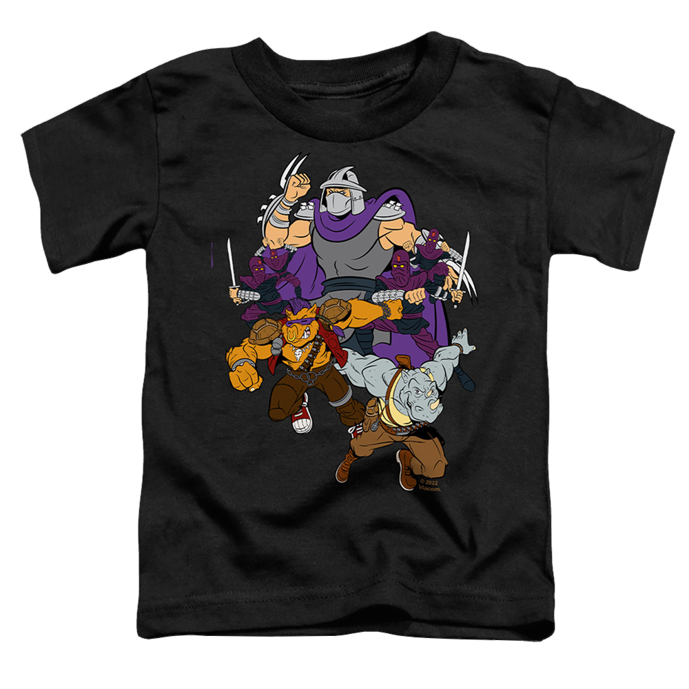 Teenage Mutant Ninja Turtles Shredder And Foot Clan - Toddler T-Shirt Toddler T-Shirt Teenage Mutant Ninja Turtles