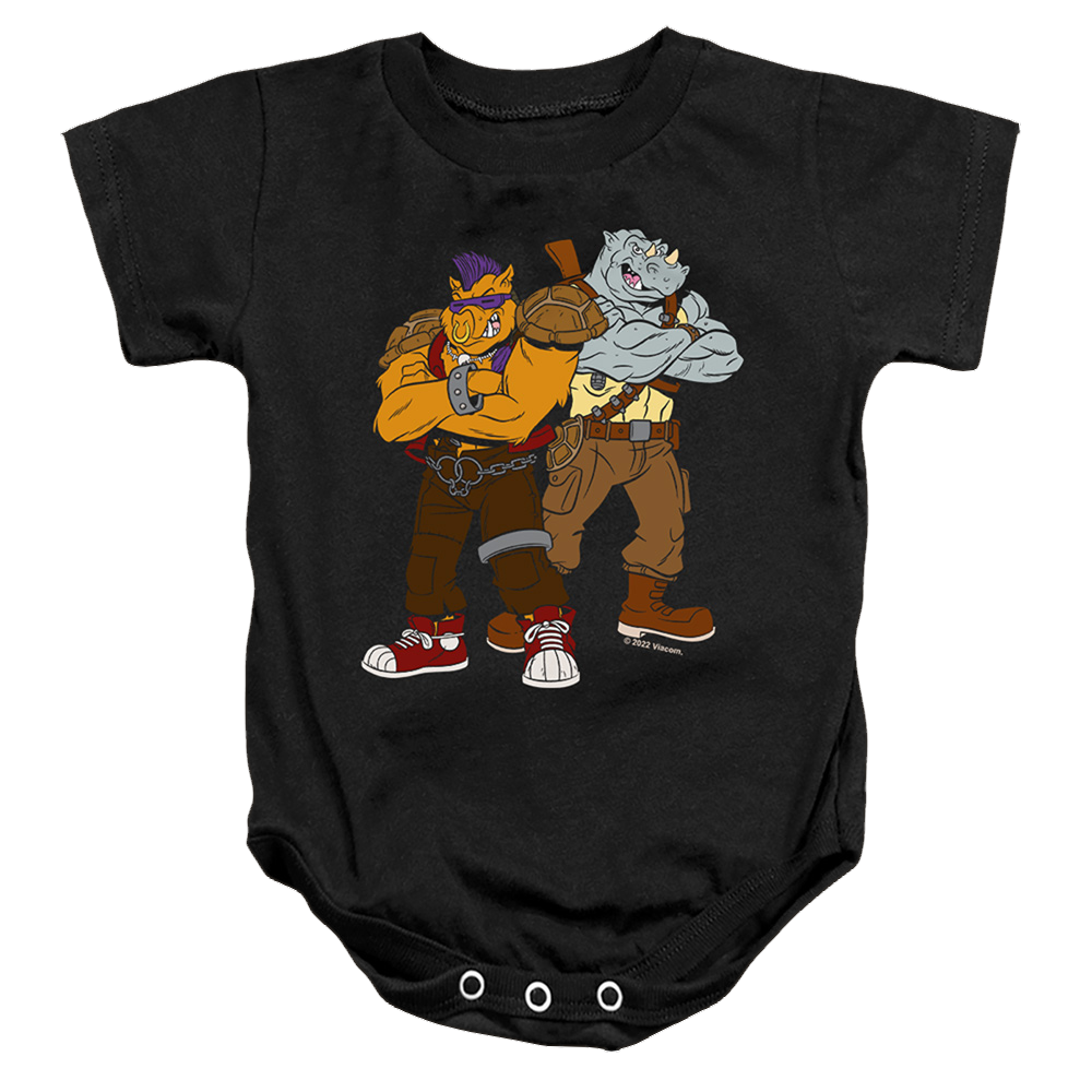 Teenage Mutant Ninja Turtles Bebop And Rocksteady - Baby Bodysuit Baby Bodysuit Teenage Mutant Ninja Turtles
