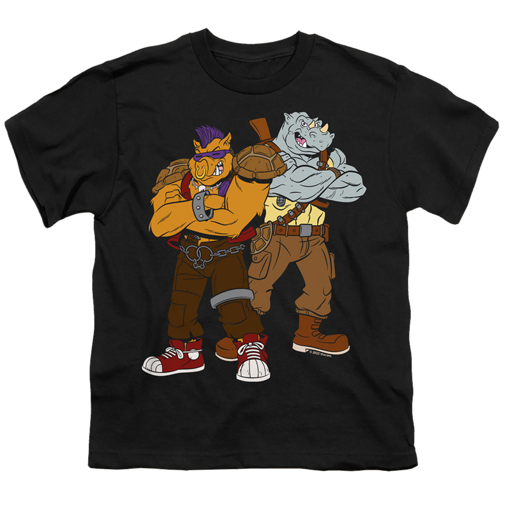 Teenage Mutant Ninja Turtles Bebop And Rocksteady - Youth T-Shirt Youth T-Shirt (Ages 8-12) Teenage Mutant Ninja Turtles