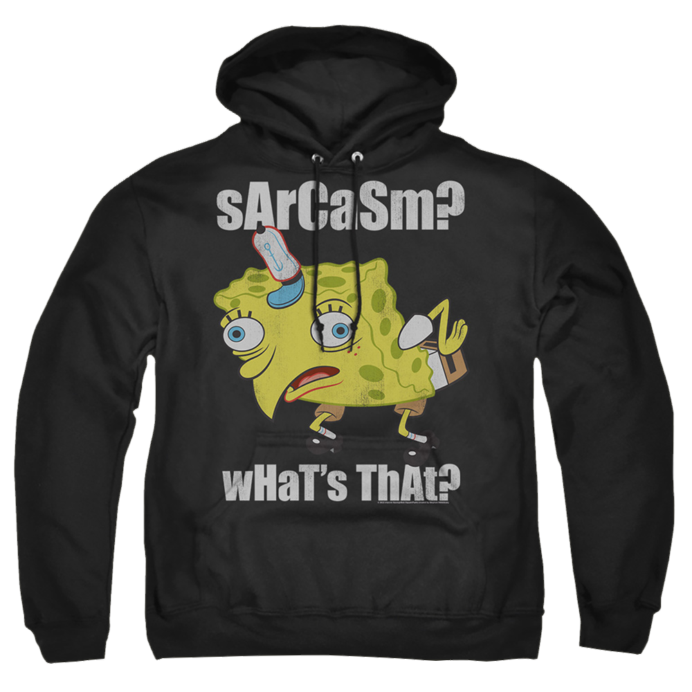 SpongeBob SquarePants Sarcasm Meme - Pullover Hoodie Pullover Hoodie SpongeBob SquarePants