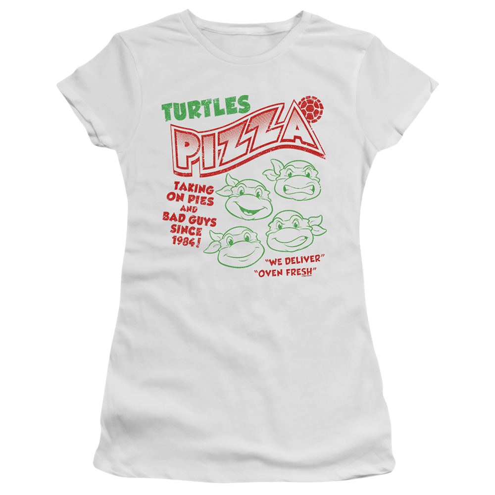 Teenage Mutant Ninja Turtles Turtles Pizza - Juniors T-Shirt Juniors T-Shirt Teenage Mutant Ninja Turtles