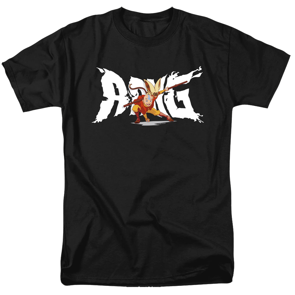 Avatar The Last Airbender Aang And Momo - Men's Regular Fit T-Shirt Men's Regular Fit T-Shirt Avatar The Last Airbender