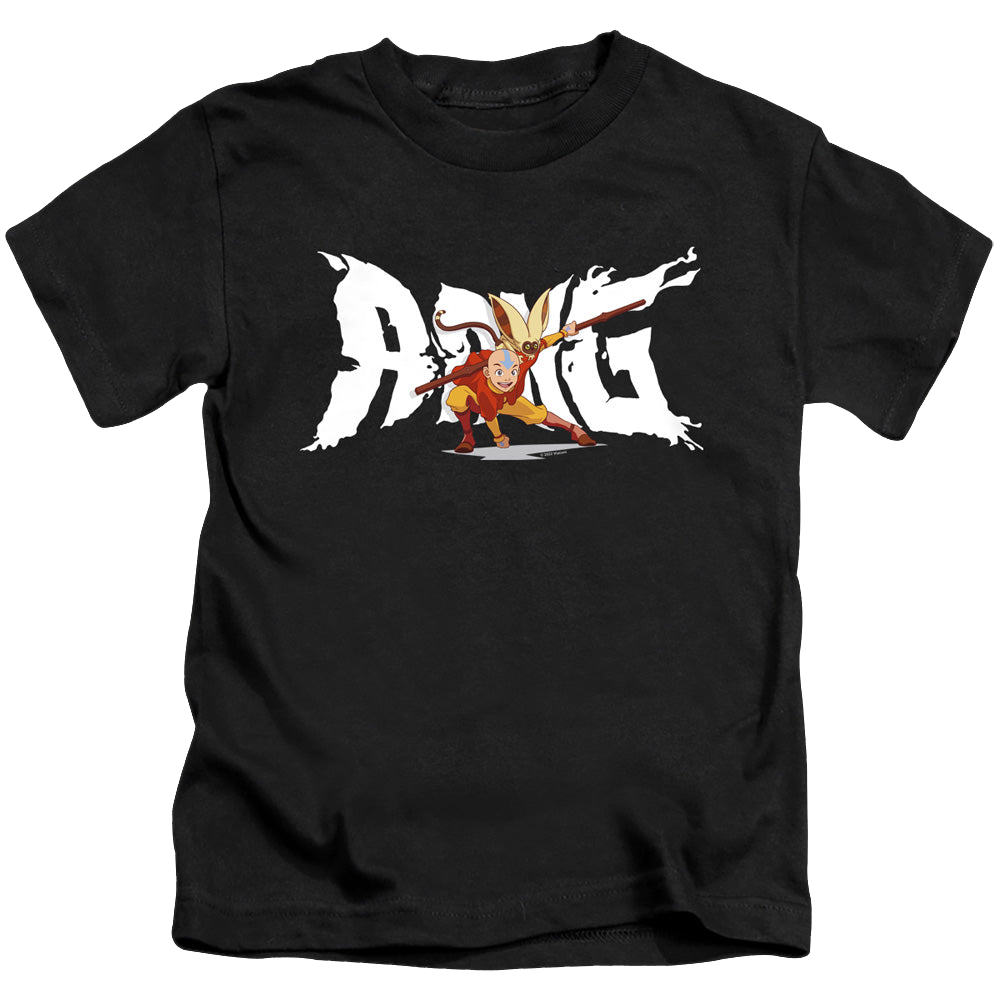 Avatar The Last Airbender Aang And Momo - Kid's T-Shirt Kid's T-Shirt (Ages 4-7) Avatar The Last Airbender