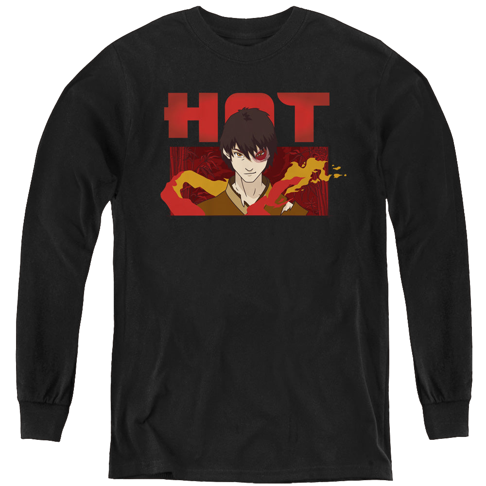 Avatar The Last Airbender Hot Zuko - Youth Long Sleeve T-Shirt Youth Long Sleeve T-Shirt Avatar The Last Airbender