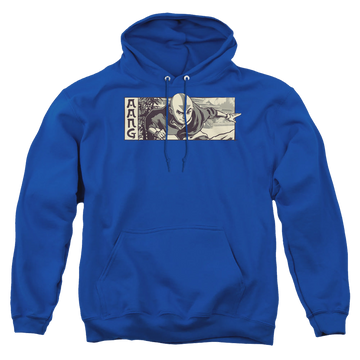 Avatar The Last Airbender Illustrated Aang - Pullover Hoodie Pullover Hoodie Avatar The Last Airbender