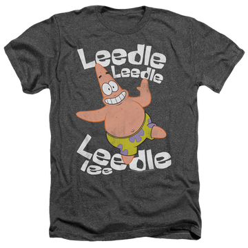 Charcoal men's heather t-shirt with SpongeBob SquarePants Singing Patrick graphic