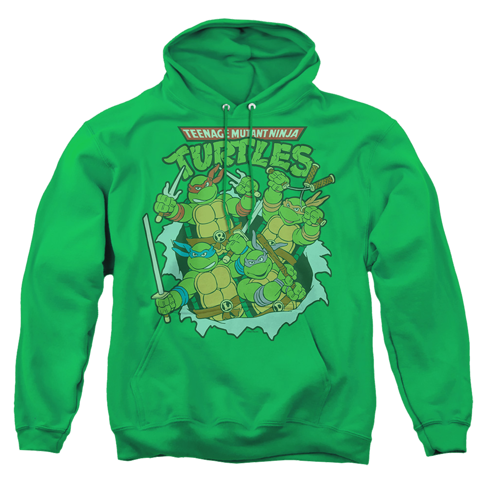Teenage Mutant Ninja Turtles Front/Back T-Shirt - Heather Kelly
