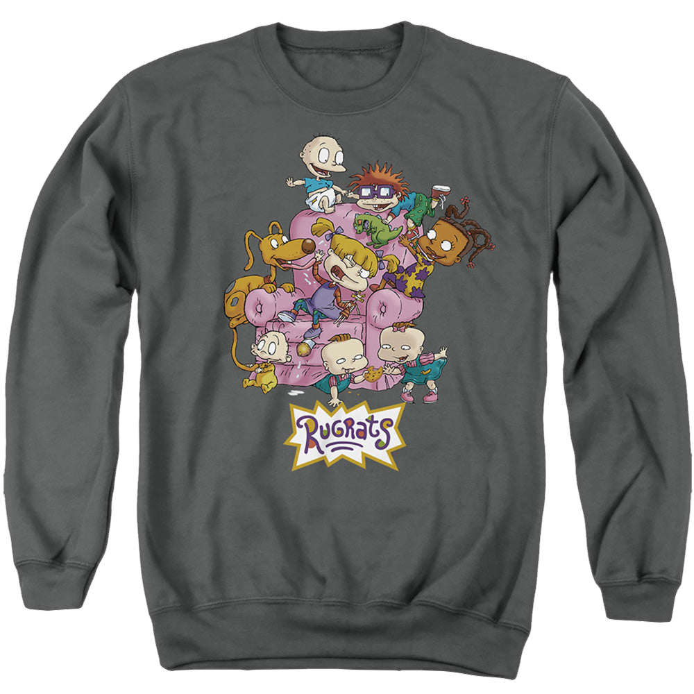 Rugrats Rugrats Chair - Men's Crewneck Sweatshirt Men's Crewneck Sweatshirt Rugrats