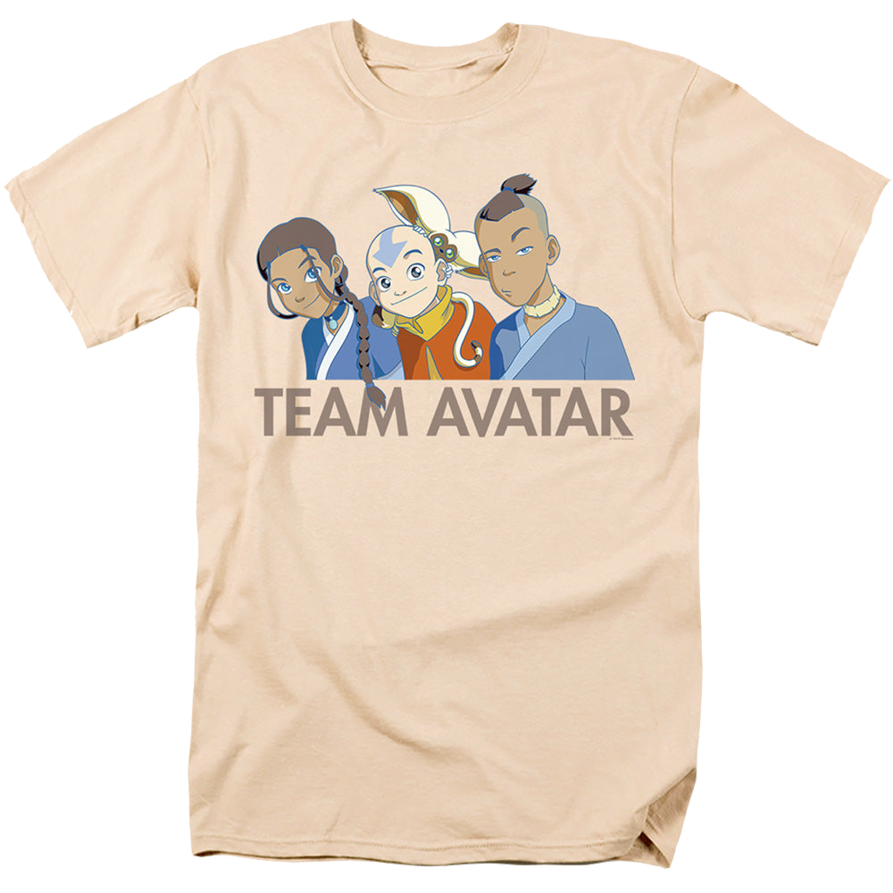 Avatar The Last Airbender Team Avatar Lineup - Men's Regular Fit T-Shirt Men's Regular Fit T-Shirt Avatar The Last Airbender