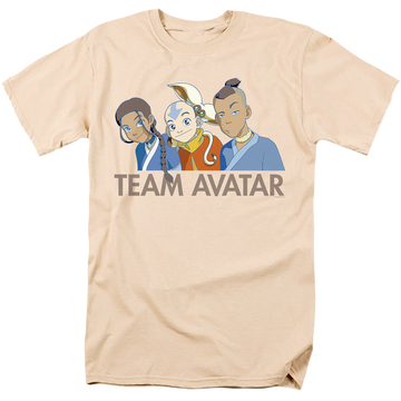 Avatar The Last Airbender Team Avatar Lineup - Men's Regular Fit T-Shirt Men's Regular Fit T-Shirt Avatar The Last Airbender