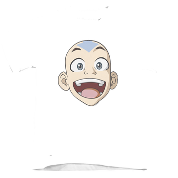 Avatar The Last Airbender Big Aang Face - Kid's T-Shirt Kid's T-Shirt (Ages 4-7) Avatar The Last Airbender