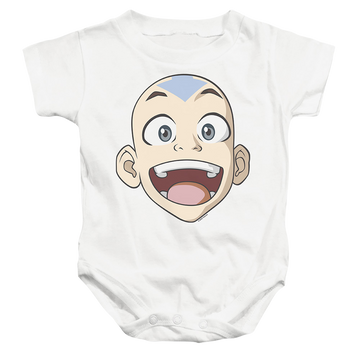 Avatar The Last Airbender Big Aang Face - Baby Bodysuit Baby Bodysuit Avatar The Last Airbender