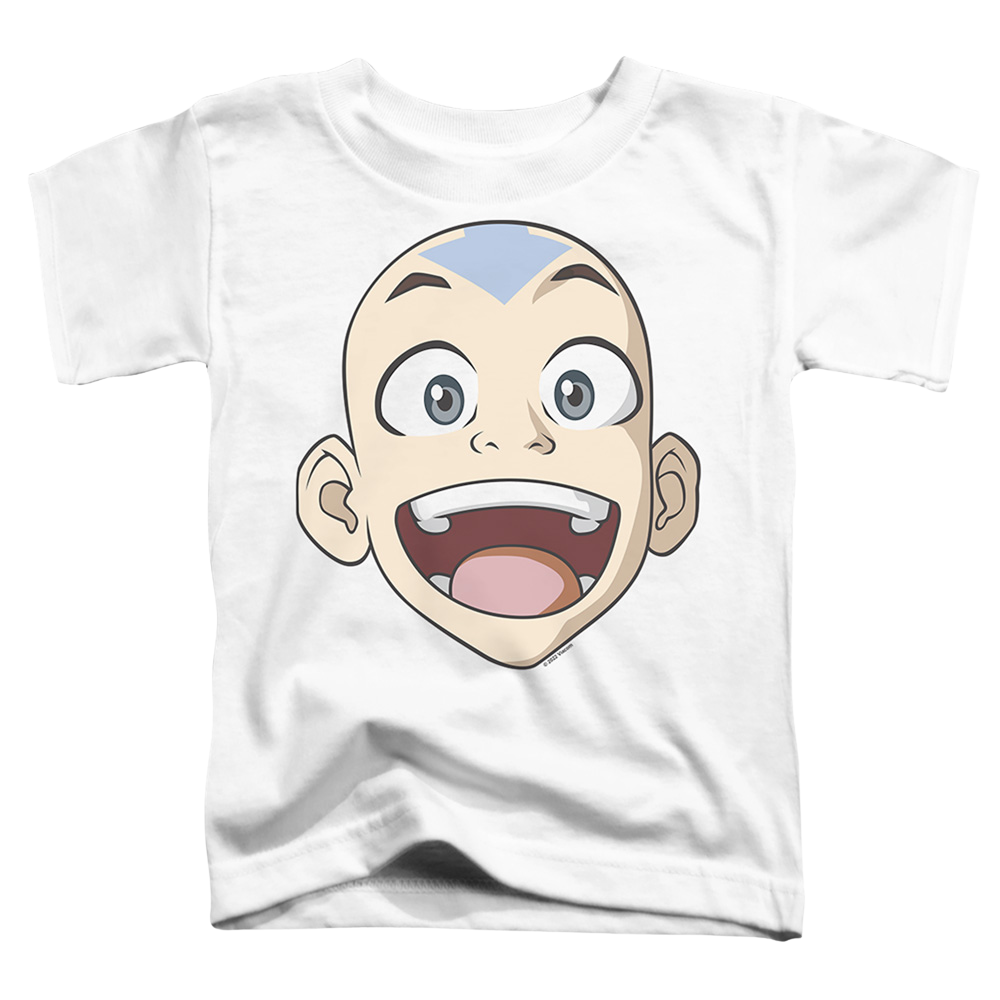 Avatar The Last Airbender Big Aang Face - Toddler T-Shirt Toddler T-Shirt Avatar The Last Airbender
