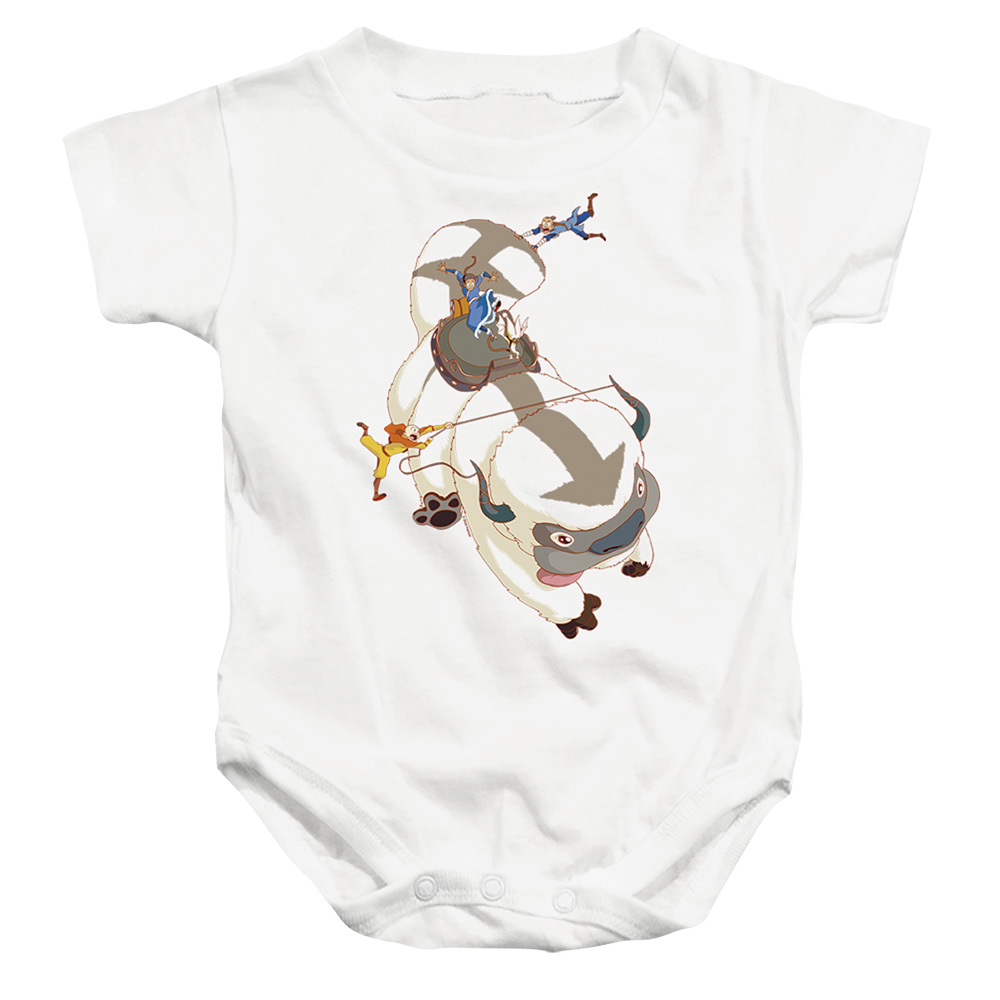 Avatar The Last Airbender Hang On Appa - Baby Bodysuit Baby Bodysuit Avatar The Last Airbender