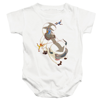 Avatar The Last Airbender Hang On Appa - Baby Bodysuit Baby Bodysuit Avatar The Last Airbender