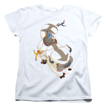 Avatar The Last Airbender Hang On Appa - Women's T-Shirt Women's T-Shirt Avatar The Last Airbender