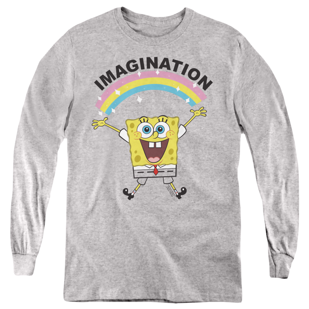 SpongeBob SquarePants Simple Imagination - Youth Long Sleeve T-Shirt Youth Long Sleeve T-Shirt SpongeBob SquarePants