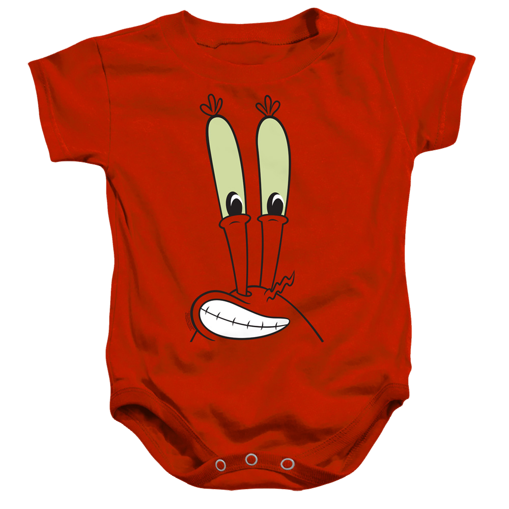 SpongeBob SquarePants Mr. Krabs Smile Face - Baby Bodysuit Baby Bodysuit SpongeBob SquarePants