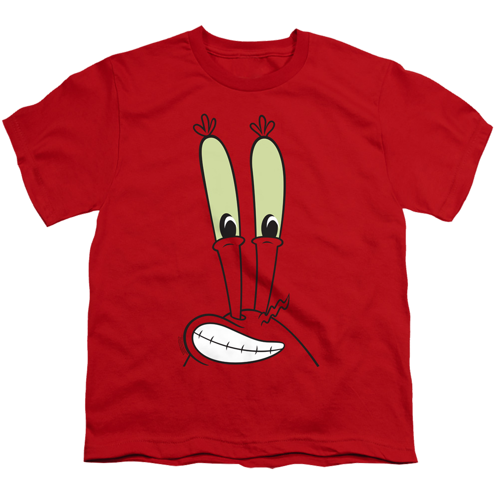 SpongeBob SquarePants Mr. Krabs Smile Face - Youth T-Shirt Youth T-Shirt (Ages 8-12) SpongeBob SquarePants