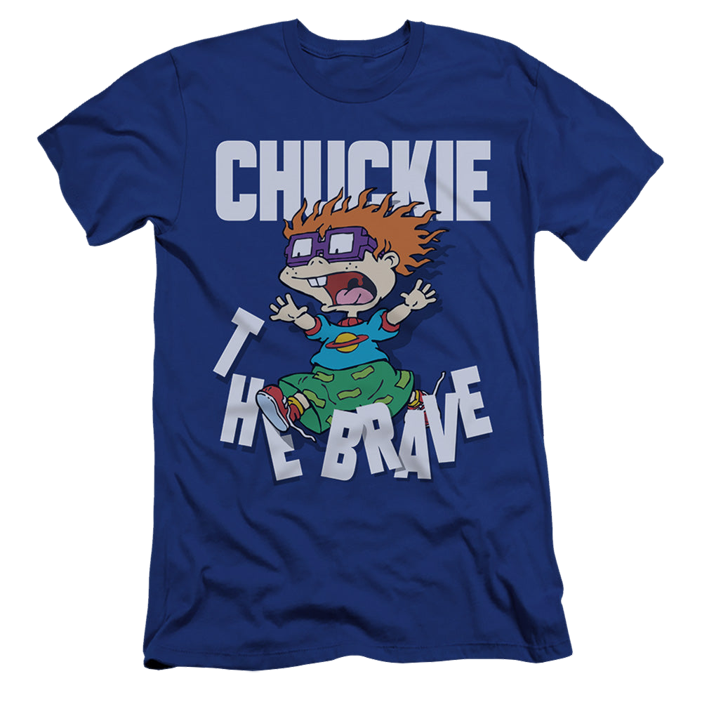 Rugrats Chuckie The Brave - Men's Premium Slim Fit T-Shirt Men's Premium Slim Fit T-Shirt Rugrats