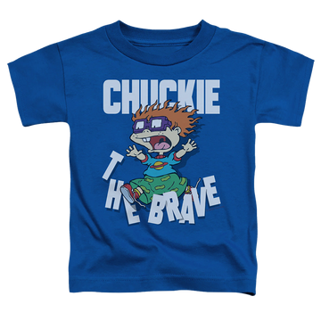 Royal toddler t-shirt with Rugrats Chuckie The Brave graphic