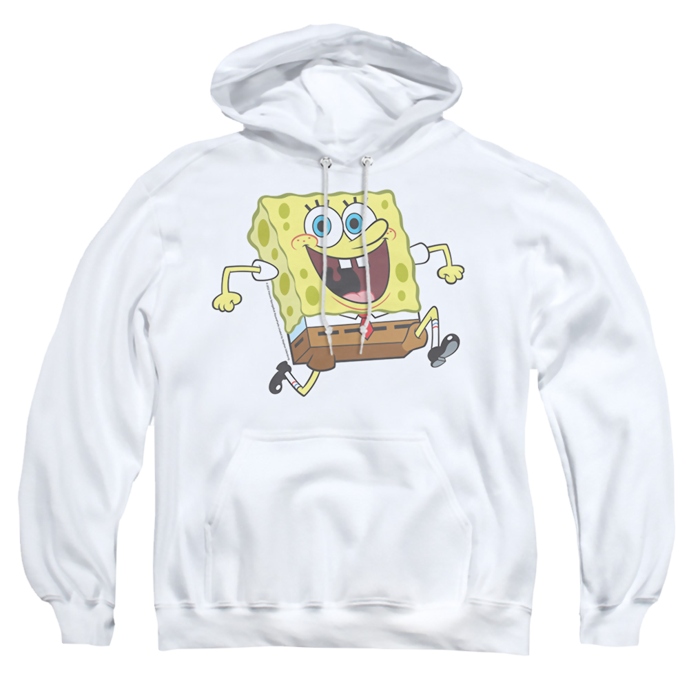 SpongeBob SquarePants Happy Running Spongebob - Pullover Hoodie Pullover Hoodie SpongeBob SquarePants