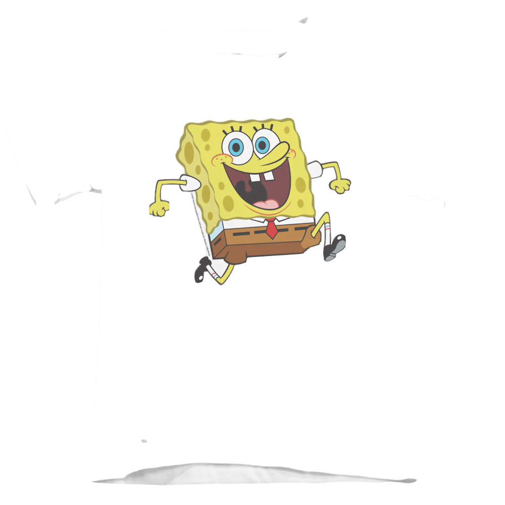 SpongeBob SquarePants Happy Running Spongebob - Kid's T-Shirt Kid's T-Shirt (Ages 4-7) SpongeBob SquarePants
