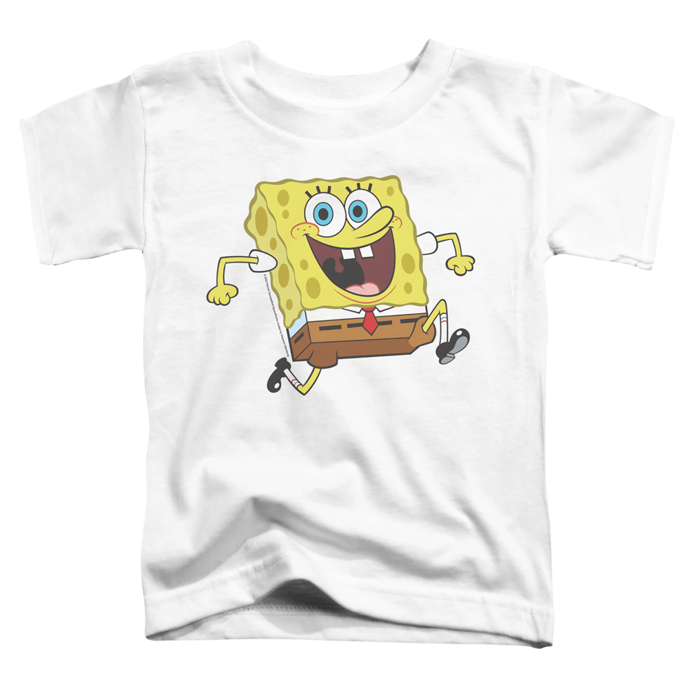 SpongeBob SquarePants Happy Running Spongebob - Toddler T-Shirt Toddler T-Shirt SpongeBob SquarePants