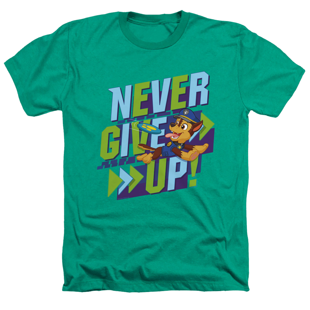 Paw Patrol Never Give Up - Men's Heather T-Shirt Men's Heather T-Shirt Paw Patrol