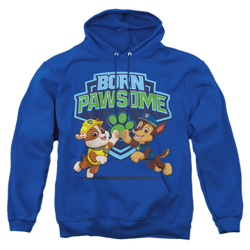 Royal pullover hoodie with Paw Patrol Born Pawsome graphic