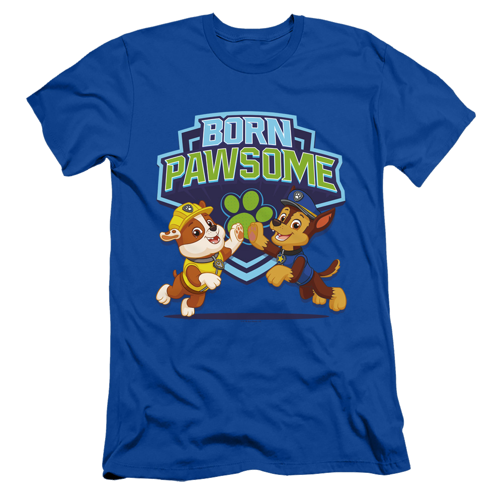 Paw Patrol Born Pawsome - Men's Slim Fit T-Shirt Men's Slim Fit T-Shirt Paw Patrol