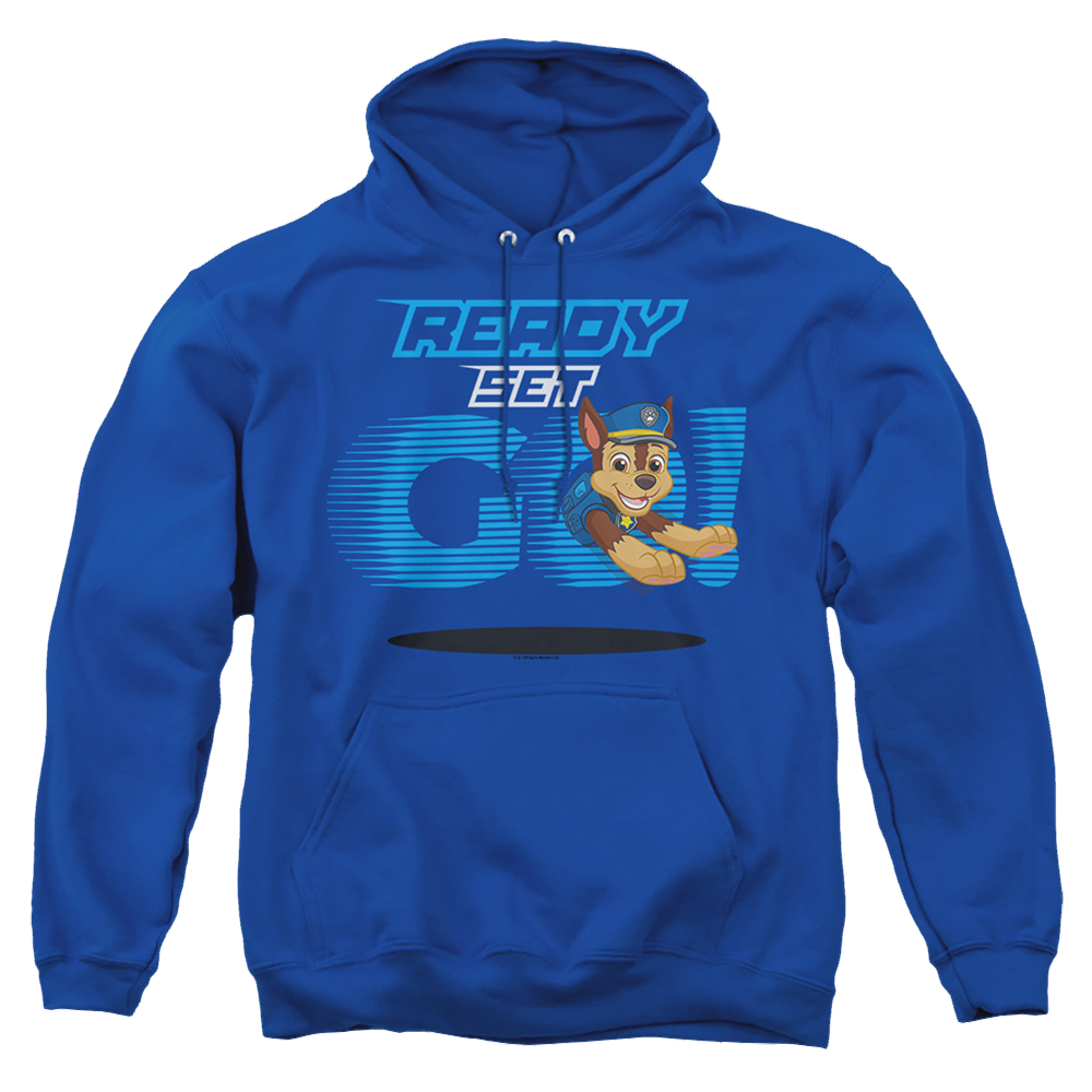 Paw Patrol Ready Set Go! Chase - Pullover Hoodie Pullover Hoodie Paw Patrol