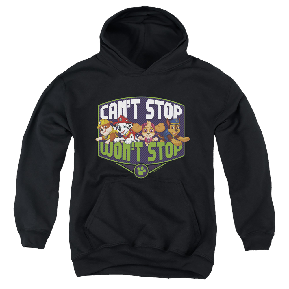 Paw Patrol Can'T Stop Won'T Stop - Youth Hoodie Youth Hoodie (Ages 8-12) Paw Patrol